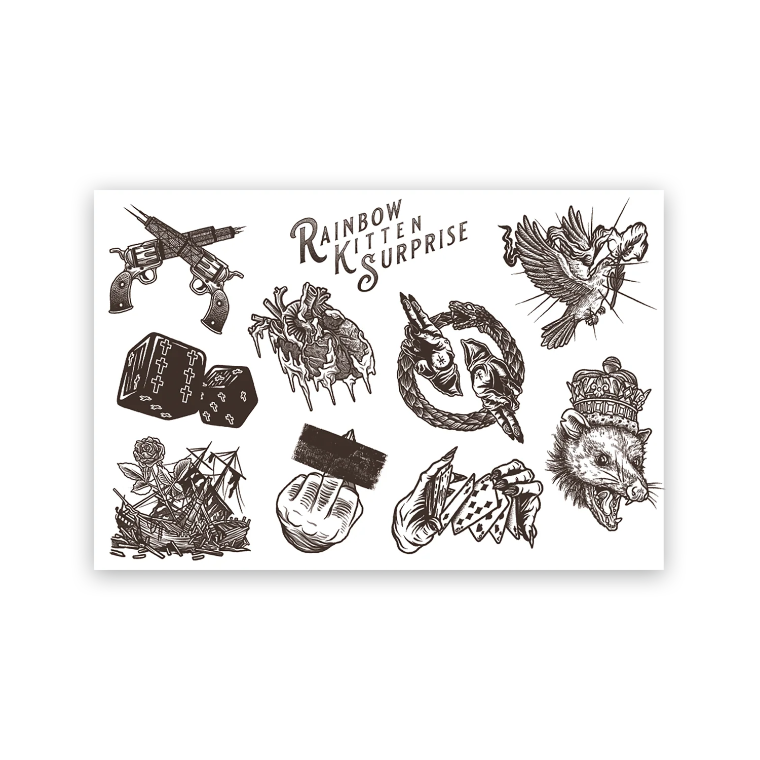 RKS Temporary Tattoo Sheet